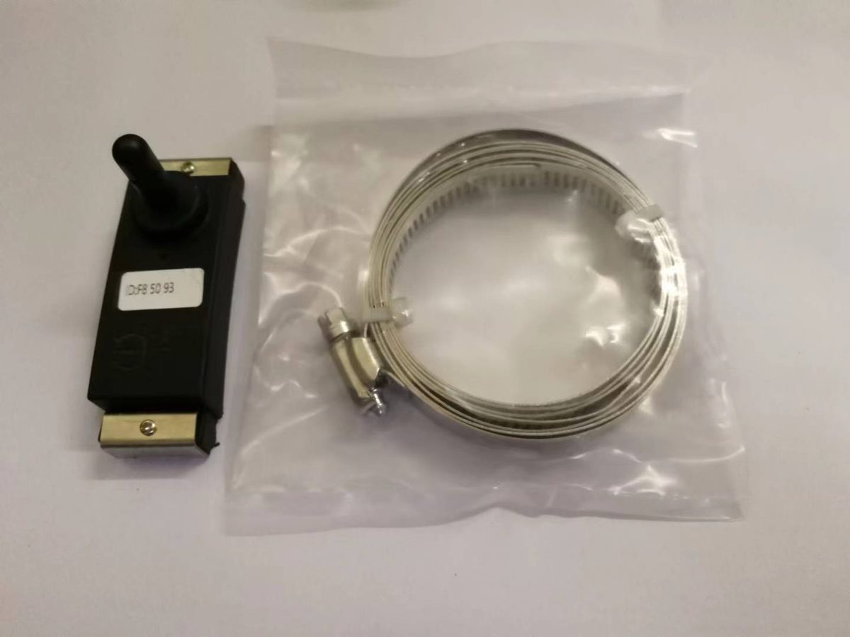 Internal band-mounted TPMS sensor for heavy vehicle wheels